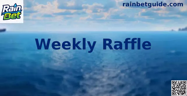 Demonstração da interface do sorteio semanal Weekly Raffle com bilhetes e prêmios
