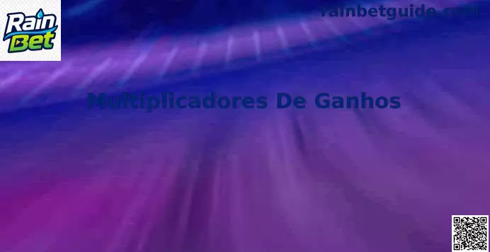 Interface de Multiplicadores de Ganhos Rain Bet