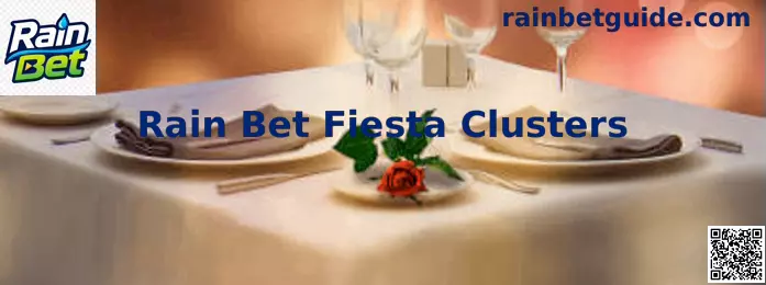 Interface temática do jogo Rain Bet Fiesta Clusters